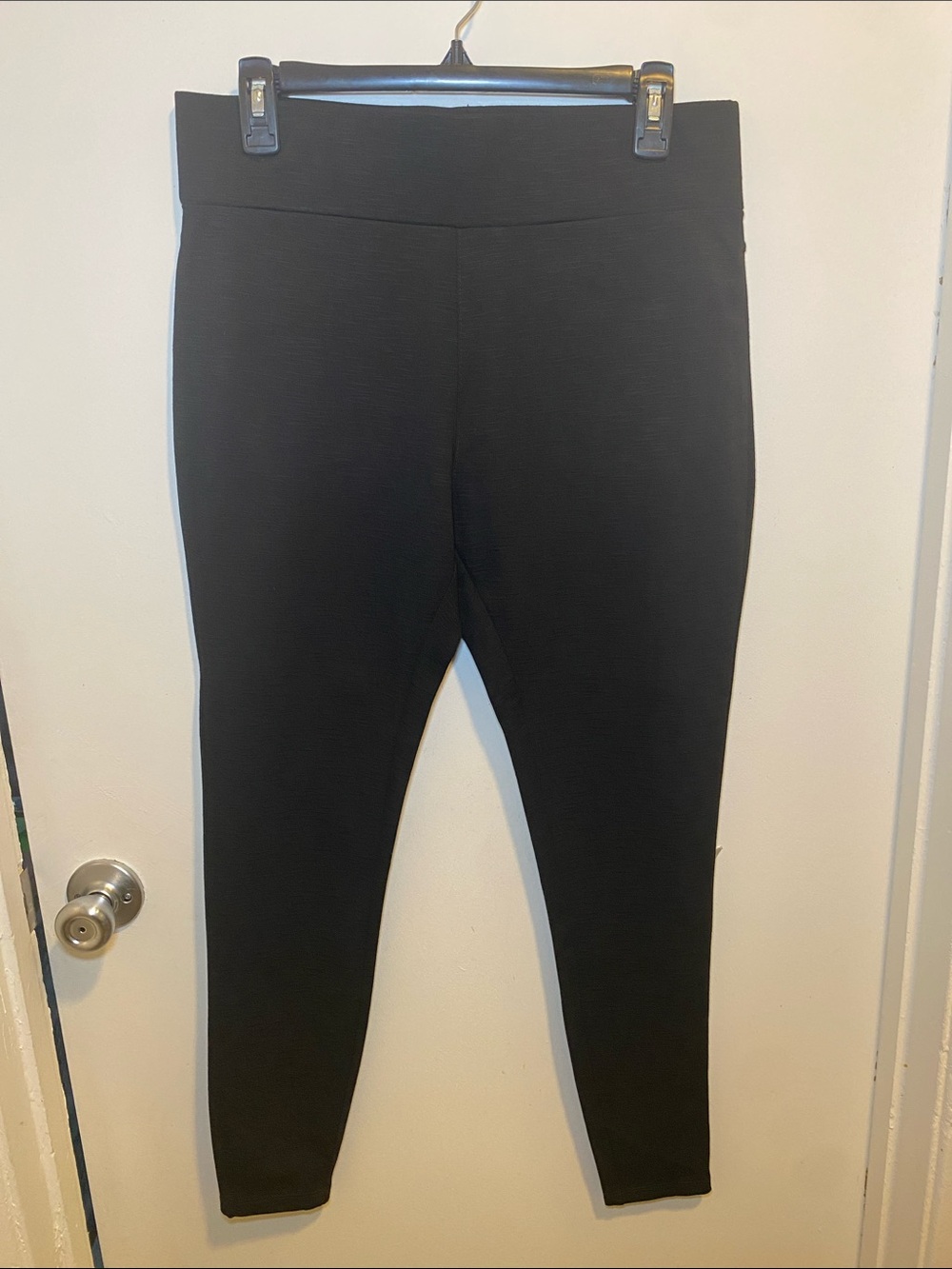 Matty M Black Ponte Leggings High Waist
